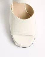 Valentino Fawcette Platform Sandal In Polished Calfskin 100Mm - Image 3